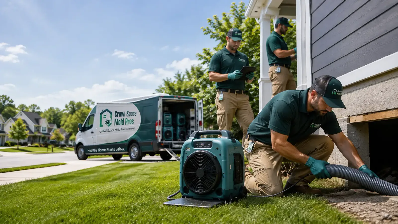 Crawl Space Mold Removal in Aberdeen, ID